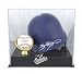 Baltimore Orioles Batting Helmet with Ball Holder Logo Display Case