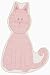 Kitten Rug 2'7"x3'10" Pink