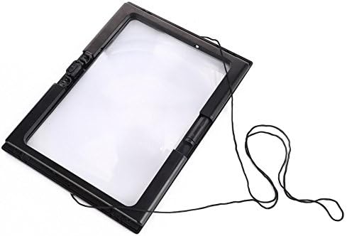 Magnifying Glass With LED Light For Reading 3X Giant Large Hands Free Magnifier
