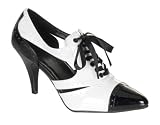 Womens Spectator Pump Shoes in Black and White
