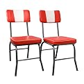 Set of 2 Birmingham Dining Chairs - Red