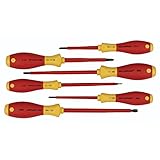 Wiha 35890 Insulated Slotted Phillips and Square Screwdriver Set, 6-Piece [並行輸入品]