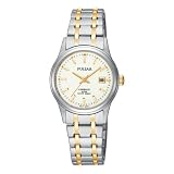 Pulsar Ladies Expansion Two-Tone LumiBrite Dial Watch #PXT657 by Pulsar