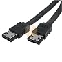 eSATA to eSATA cable, 2 FT Black