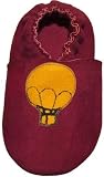 Tibet PLATEAU soft soled infant leather baby shoes SUEDE yellow balloon red