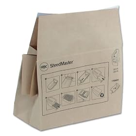 GBC Recycled Paper Shredder Bags, 6 Gallon, 5-Pack, Brown Kraft (1765023) by GBC