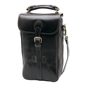 2 Bottle Leather Wine Carrier Color: Stout