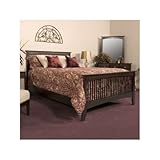 Mission Merlot Queen Slat Bed