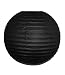 Party Paper Lantern-Round 16-Luau Supplies- Oriental/Chinese Lamps - Black