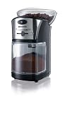 Severin KM 3874 Kaffeemühle, schwarz-silber / Scheibenmahlwerk