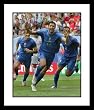 Marco Materazzi Italy Framed 8x10 Photograph Goal Celebration