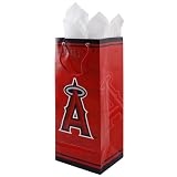 MLB Los Angeles Angels of Anaheim Red Bottle Gift Bag