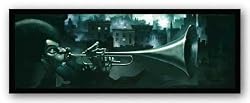 Trumpet Man by Justin Bua 12.5"x37.5" Art Print Poster African-American