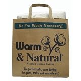 Warm & Natural Cotton Batting Full Size By The Each