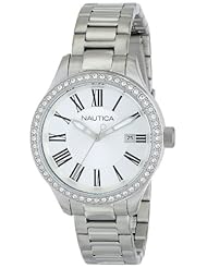 Nautica Womens N14681M BFD 101 Date Mid Japanese Three Hand Watch