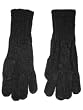 Fownes Womens Soft & Sleek Black Knit Gloves