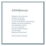Adam Bar Mitzvah Invitations