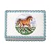 Edible Horse In Field Cake Decal (1 pc)