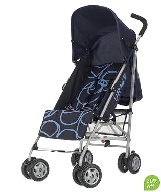 OBaby Atlas Scribble Stroller - Navy