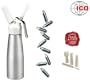 ICO CC110 Caf� Cr�me Siphon Professionnel � Chantilly et Mousses Chaudes / Froids 0,5 L Siphon + 10 Cartouches