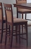 Pair Of Cushion Back Counter Height Chairs