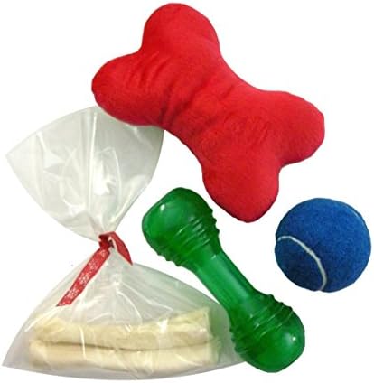 Red and White Chevron Paw Print Gift Toy Filled Dog Christmas Stocking