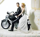 Motorcycle Wedding Figurine