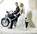 Motorcycle Wedding Figurine