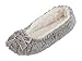 MIXIN Women's Ballerina Plush Soft Sole Indoor Slippers