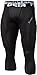 CLSL TM-P15-BLKZ_Large Tesla Men's Cool Dry Compression Baselayer Leggings Shorts P15