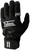 Nokona BGIX Adult Batting Gloves - Black/Black