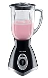Produkt-Bild: Severin SM 3717 Standmixer, schwarz-silber / Mixbeh&auml;lter aus Glas, 1,5 Liter Inhalt / 600 W