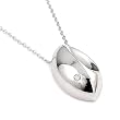 Ferroni Marquise Necklace With Round CZ 16"+1" Ferroni Marquise Necklace With Round CZ 16"+1"