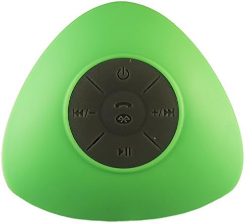 Triangle Mini Wireless Waterproof Bluetooth Shower Speaker Hands Free Speaker for iPhone/iPad/Cellphones - GREEN