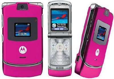 Motorola V3 Pink Mobile Phone Unlocked