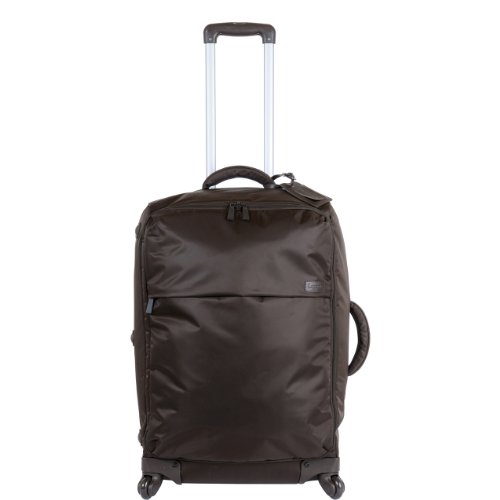 Lipault Luggage Upright 4 Wheeled Carry Suitcase, Choco, 26x17x10
