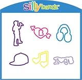 Justin Bieber Silly Bandz 24-pack + Free Moonz & Starz Newest Tye Dye Necklace To Wear Your Justin Bieber Bandz On!!!