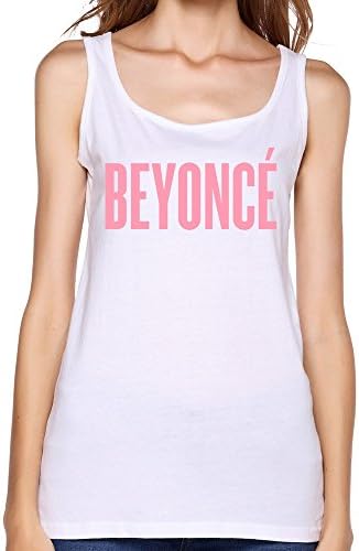 Timo Women's Tank Top BEYONCE Pink Style Size XXL White