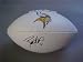 Brett Favre Hand Signed Autographed Minnesota Vikings Football