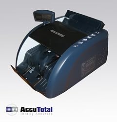 AccuTotal AT-6116e Blue Money Counter with UV IR MG Counterfeit Detection