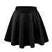 JiTM Women's Basic Versatile Stretchy Flared Skater Skirt