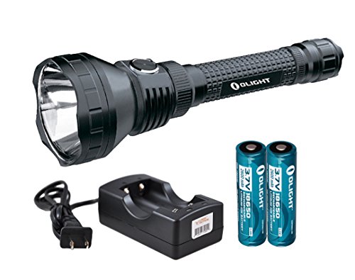 Rechargeable Bundle:Olight M3XS-UT Javelot 1200 Lumen CREE XP-L LED Flashlight, Two Genuine Olight 2600mAh 18650 Batteries, and LumenTac 2 Channel Charger