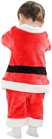 Xmas Christmas Santa Claus Costume Outfit for Toddler Boys Kids Baby Children 2-4 Yrs (2-Year)