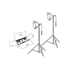 Samigon Deluxe Portable 2 light Kit