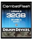 Delkin 32 GB CombatFlash (CF) PRO 625X UDMA Memory Card DDCFCOMBAT-32GB