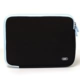 Toshiba Mini NB205-N310/BN 10.1-Inch Sable Brown Netbook Fashion Netbook Neoprene Sleeve Case - Brown with Blue