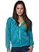 All Products : Jet by John Eshaya Hoodie - Blue Love Burnout Hooded Sweatshirt