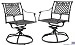 2 Princeton Desert Bronze Garden Swivel Rocker Chairs