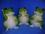 FROG 3-D Canister Set of 3 Frogs Froggy Canisters *NEW!*