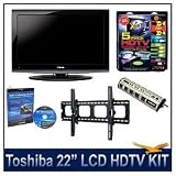 22C100U 22 720p LCD HDTV (Black) + Hook-up Kit + Power Protection + Calibration